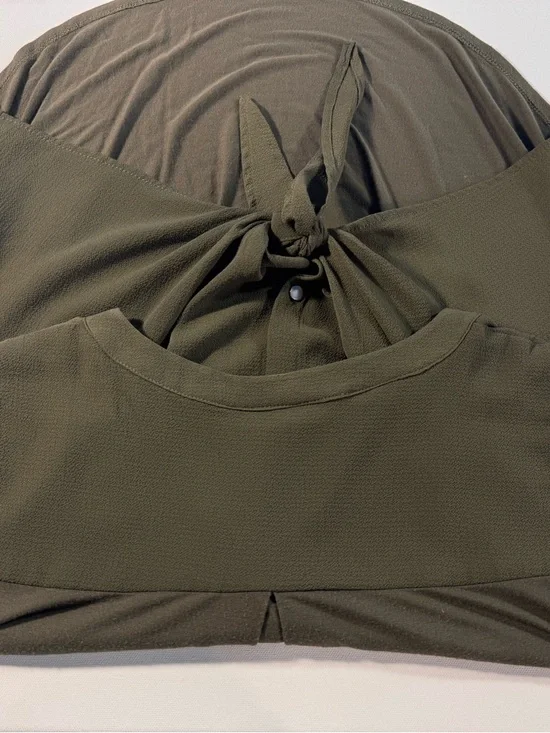 Apt. 9 Olive Sleeveless Tie-Front Camisole - Picture 3 of 6